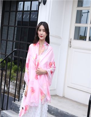 文創定制真絲圍巾